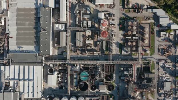 Aerial view of industrial facility in Nera Montoro Italy. Aerial view of industrial facility in Nera Montoro Italy.
