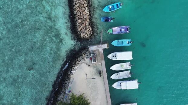 Aerial view of boats moored at a pier in Gulhi Maldives. Aerial view of boats moored at a pier in Gulhi Maldives.