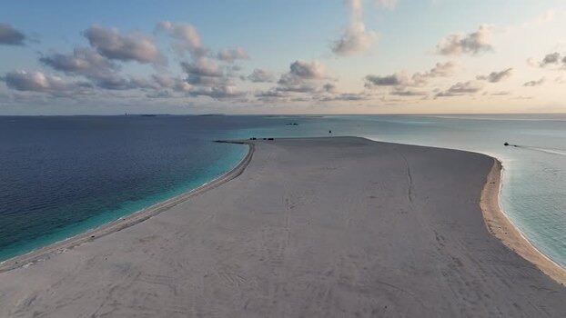 Aerial view of Rasmale Project and turquoise waters Maldives. Aerial view of Rasmale Project and turquoise waters Maldives.