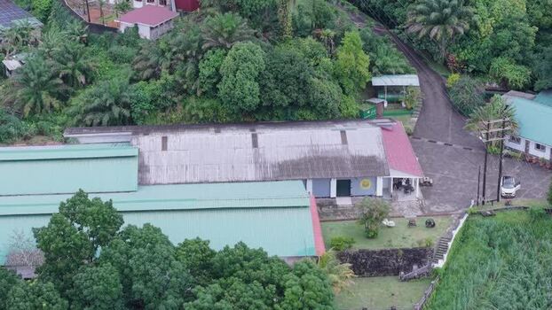Aerial view of Seychelles Trading Company Ltd. in Seychelles.