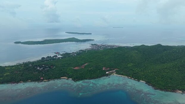 Aerial view of Karimunjawa Island Indonesia. Aerial view of Karimunjawa Island Indonesia.