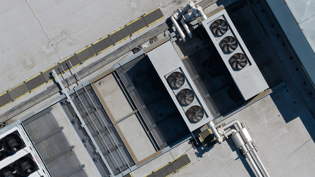 Commercial Data Center Cooling Complex Commercial Data Center Cooling Complex
