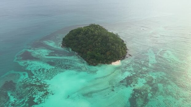 Aerial view of Saint Anne Marine National Park Seychelles. Aerial view of Saint Anne Marine National Park Seychelles.