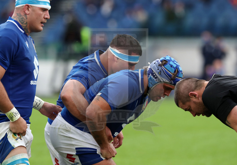 Autumn Nations Series 2021, Roma, Stadio Olimpico, 06/11-2021, Itallia vs Nuova Zelanda.Foto Daniele Resini/Fotosportit