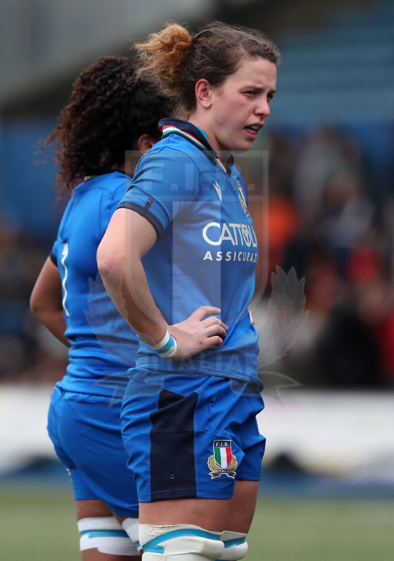 Guinness Sei Nazioni Donne 2020, Cardiff, Arms Park 02/02/2020 Galles Donne v Italia Donne, Valeria Fedrighi. Daniele Resini/Fotosportit