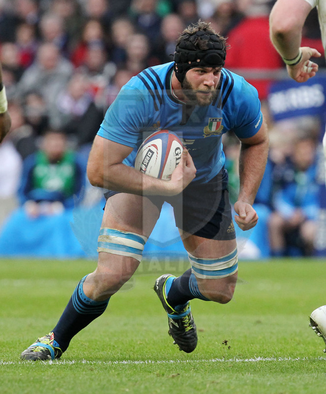 RBS Sei Nazioni 2017, Londra, Twickenham 26/02/2017, Inghilterra v Italia, Marco Fuser. Foto Daniele Resini/Fotosportit