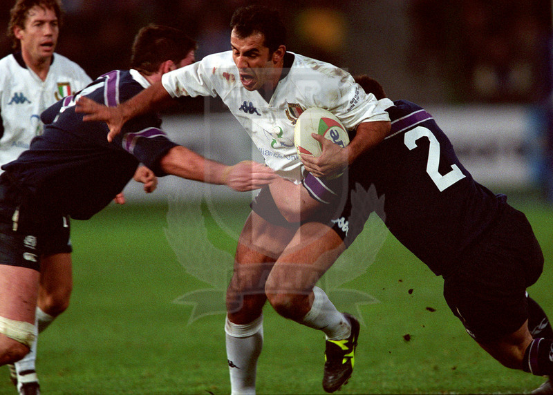 Rbs Sei Nazioni 2002, Roma, stadio Flaminio 16/02/2002, Italia v Scozia, Foto Daniele Resini/Fotosportit