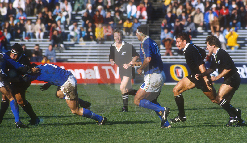Rugby World Cup 1987, Pool 3, Auckland, Eden Park 22/05/1987, Nuova Zelanda v Italia, Foto Daniele Resini/Fotosportit