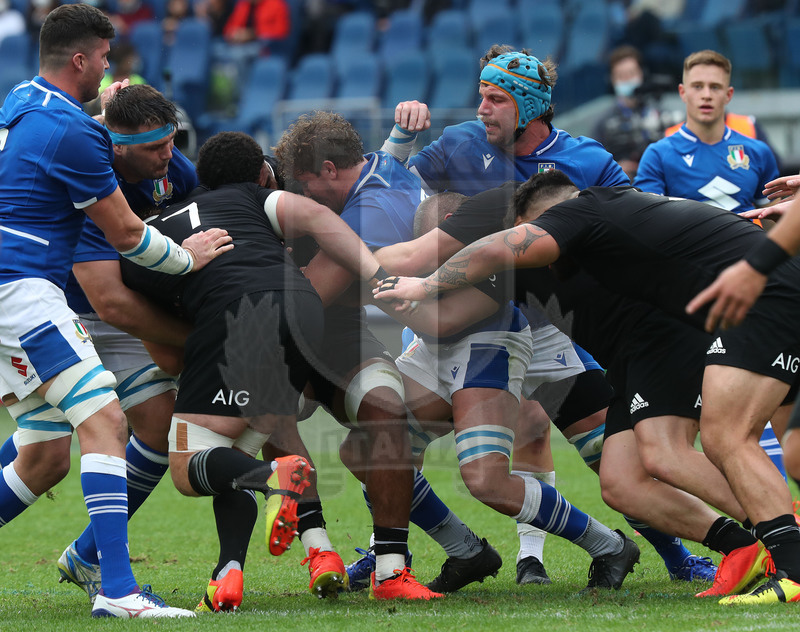 Autumn Nations Series 2021, Roma, Stadio Olimpico, 06/11-2021, Itallia vs Nuova Zelanda.Foto Daniele Resini/Fotosportit