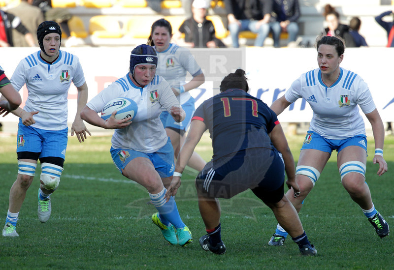 RBS Sei Nazioni Donne 2017, Parma, stadio Sergio Lanfranchi 12/03/2017, Italia Donne v Francia Donne, Foto Daniele Resini/Fotosportit