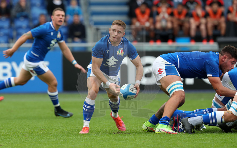 Autumn Nations Series 2021, Roma, Stadio Olimpico, 06/11-2021, Itallia vs Nuova Zelanda, apertura di Stephen Varney. Foto Daniele Resini/Fotosportit