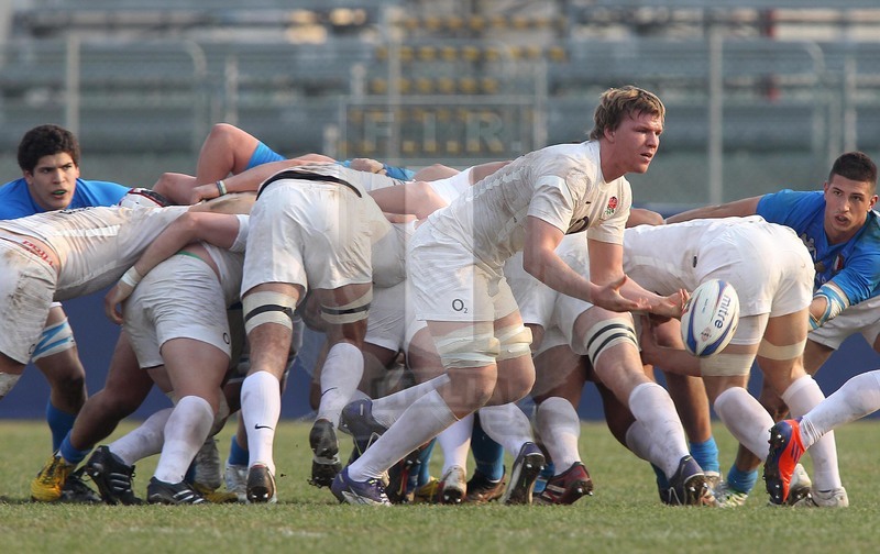 Sei Nazioni 2012, Rovigo, 2012/03/03, Italia U20 v Inghilterra U20, Will Skuse. Foto Daniele Resini/Fotosportit