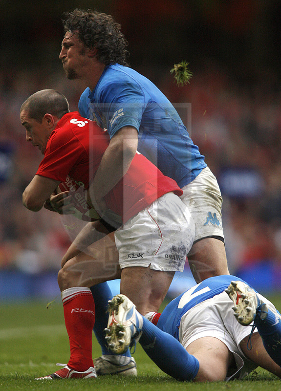 Rbs Sei Nazioni 2008, Cardiff, Millennium Stadium 23/02/2008, Galles v Italia, Foto Daniele Resini/Fotosportit