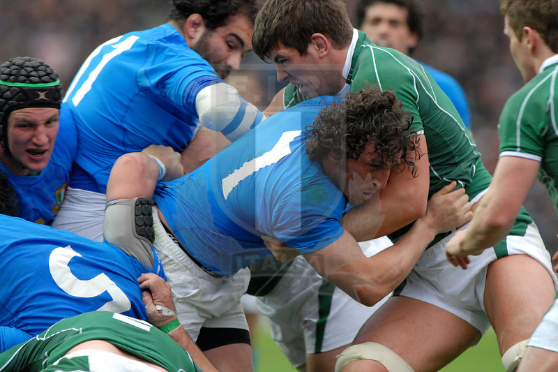 Rbs Sei Nazioni 2008, Dublino, Croke Park 02/02/2008, Irlanda v Italia, Foto Francesca Battilani