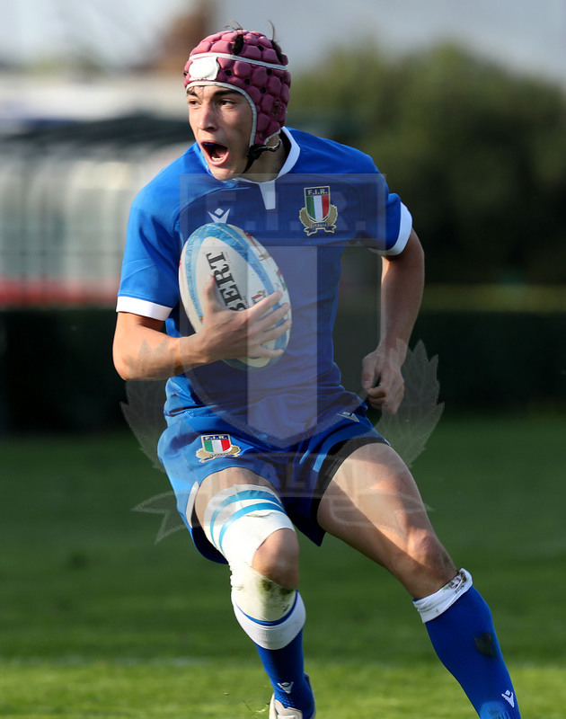 Test match U18, Trviso, stadio di Monigo, Italia U18 v Irlanda U18, Lorenzo Casilio. Foto Daniele Resini/Fotosportit