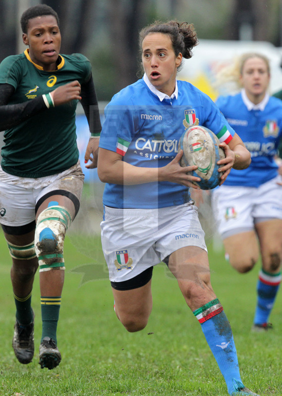Cattolica Test Match Donne, Prato, stadio Chersoni 25/11/2018, Italia Donne v Sudafrica Donne, Manuela Furlan. Foto Daniele Resini/Fotosportit