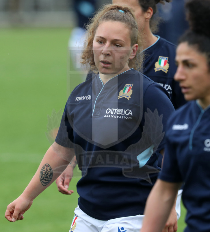 Sei Nazioni Donne 2021, Parma, stadio Lanfranchi 10/04/2021, Italia v Inghilterra, warm - up, Gaia Maris. foto Daniele Resini/Fotosportit