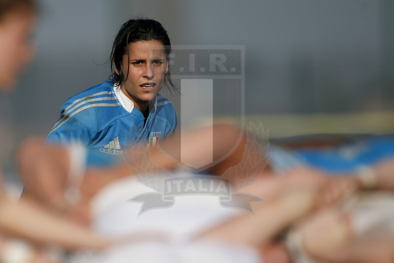 RBS 6 Nazioni Femminile 2014, Rovato (BS), Stadio Giulio e Silvio Pagani, 16-03-2014, Italia v Inghilterra. Sara Barattin. Foto: Roberto Bregani