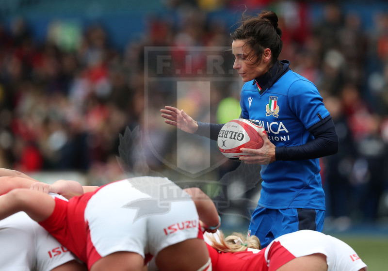 Guinness Sei Nazioni Donne 2020, Cardiff, Arms Park 02/02/2020 Galles Donne v Italia Donne, Sara Barattin. Foto Daniele Resini/Fotosportit
