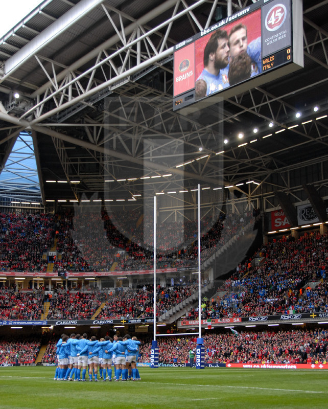 Rbs Sei Nazioni 2008, Cardiff, Millennium Stadium 23/02/2008, Galles v Italia, Foto Francesca Battilani