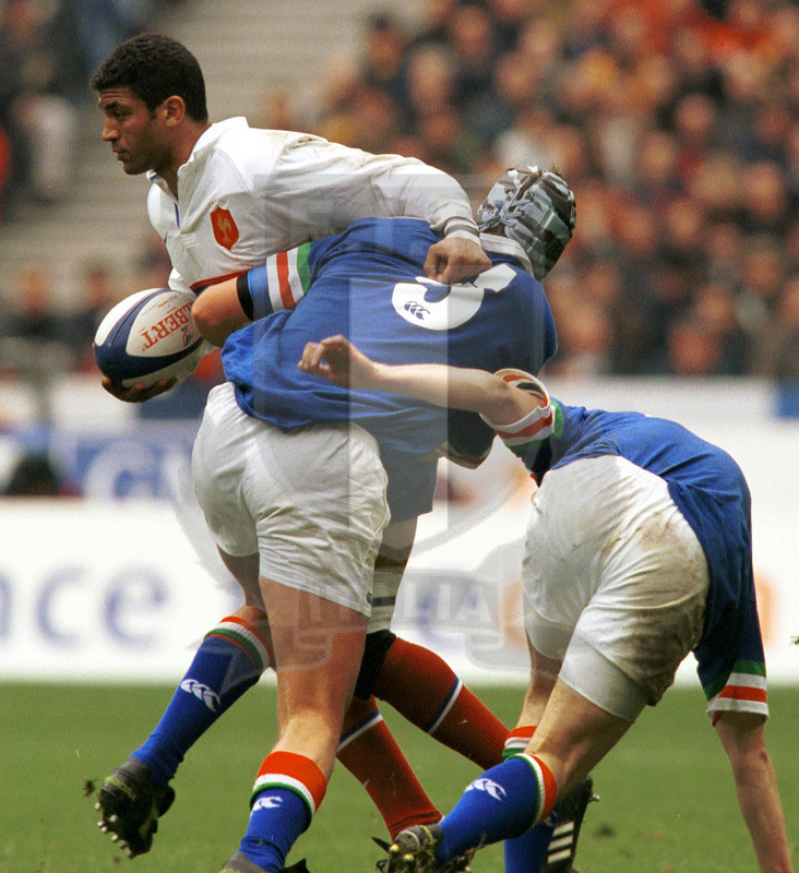 Lloyds TSB Sei Nazioni 2000, Round 5, Parigi, Stade de France 01/04/2000, Francia v Italia, Emile N\