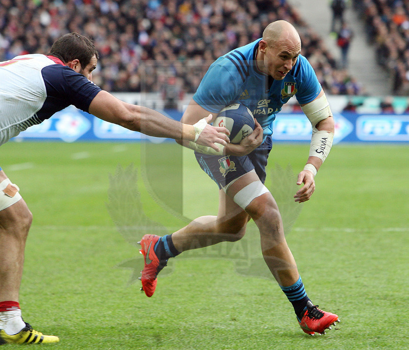 Rbs Sei Nazioni 2016, round 1, Parigi, Stade de France 06/02/2016, Francia v Italia, Sergio Parisse. Foto Daniele Resini/Fotosportit