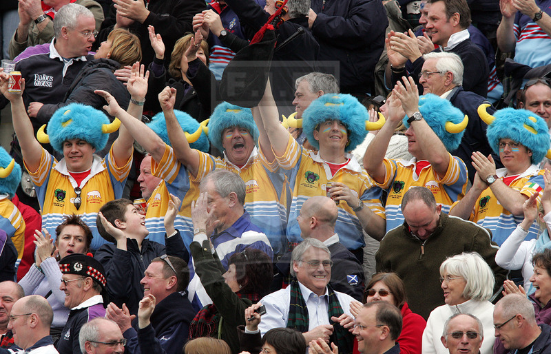 Rbs Sei Nazioni 2006, Roma, stadio Flaminio 18/03/2006, Italia v Scozia, supporter scozzesi. Foto Daniele Resini/Fotosportit
