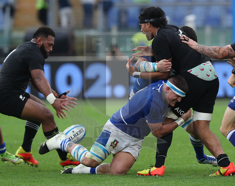Autumn Nations Series 2021, Roma, Stadio Olimpico, 06/11-2021, Itallia vs Nuova Zelanda.Foto Daniele Resini/Fotosportit