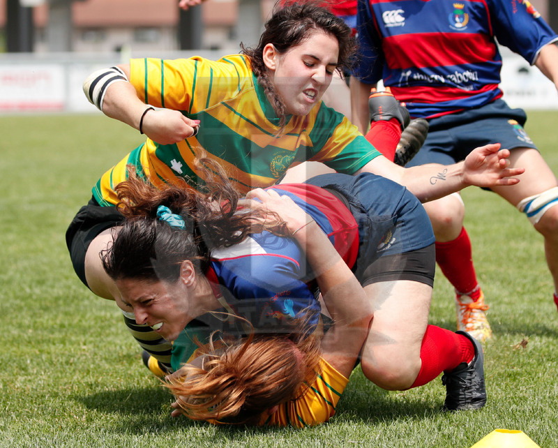 Finali Trofeo Interregionale U16 e Coppa Italia Femminile Seniores Femminile "Trofeo Rebecca Braglia", Calvisano (BS), Pata Stadium, 2-3 Giugno 2018. Una fase dell\