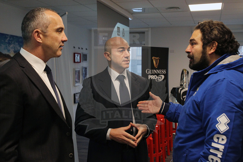 Milano, 19/12/2016, presentazione del derby fra Zebre e Benetton Treviso, Conor O\