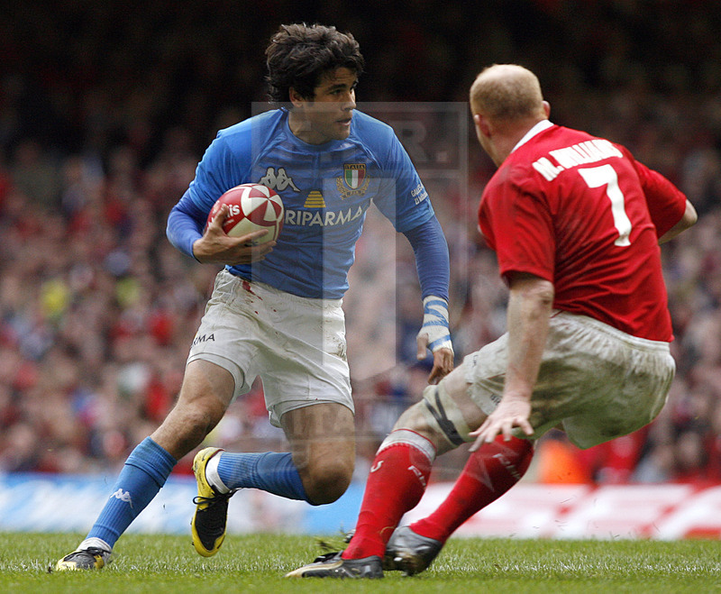 Rbs Sei Nazioni 2008, Cardiff, Millennium Stadium 23/02/2008, Galles v Italia, Foto Daniele Resini/Fotosportit