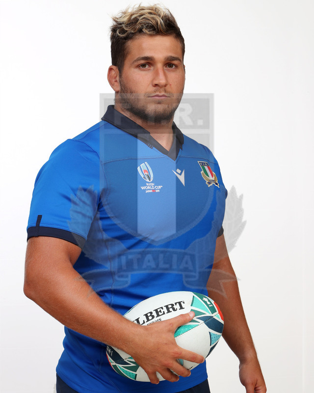 Rugby World Cup 2019, Pergine (Valsugana) 12/07/2019, raduno della Nazionale maggiore, profili individuali di atleti e staff, Tiziano Pasquali, Pilone, Benetton Rugby, 18 cap.