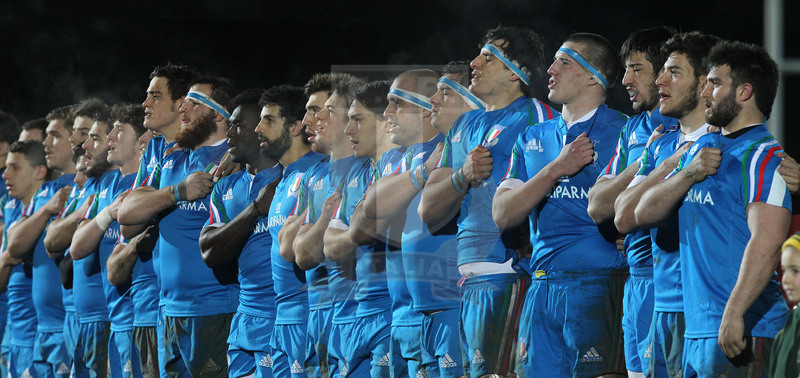 Sei Nazioni 2015, Biella 06/02/2015, Italia U20 v Irlanda U20, gli Azzurri all\