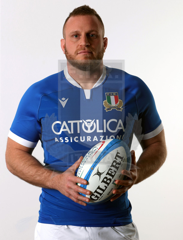 Guinness Sei Nazioni 2021, Roma, Centro Coni Giulio Onesti 29/01/2021, raduno della Nazionale maggiore, ritratti e nuovi profili di atleti e staff, Luca Bigi.