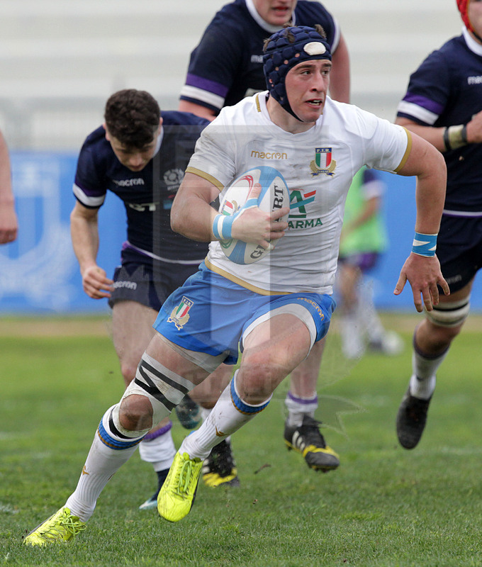Natwest Sei Nazioni U20 2018, round 5, Bari, stadio della Vittoria 16/03/2018, Italia U20 v Scozia U20, Michelangelo Biondelli. Foto Daniele Resini/Fotosportit