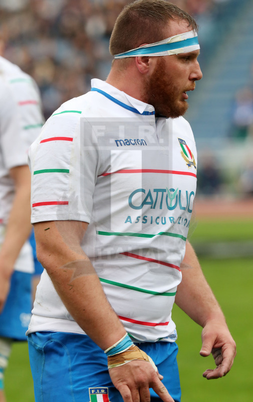 Guinness Sei Nazioni 2019, Round 5, Roma, stadio Olimpico 16/03/2019, Italia v Francia, Andrea Lovotti. Foto Daniele Resini/Fotosportit