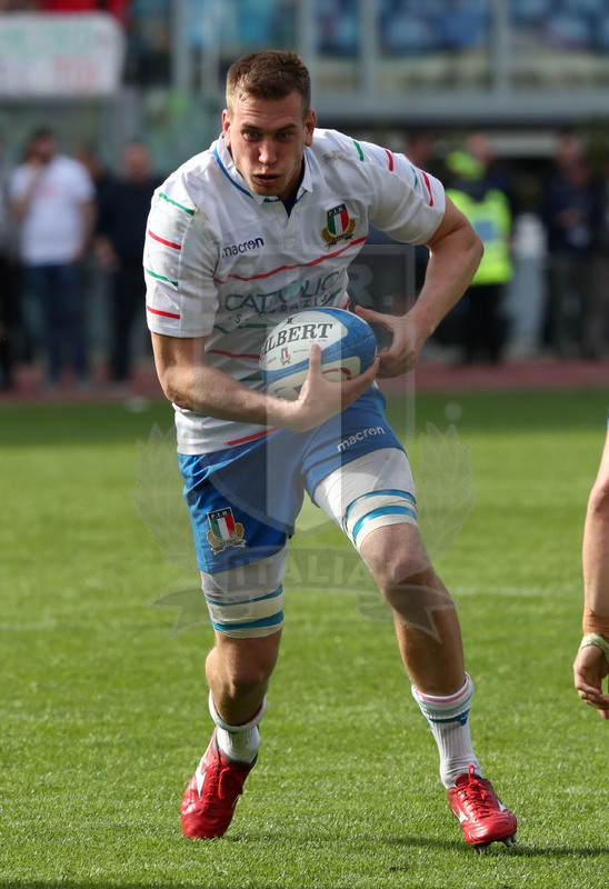 Guinness Sei Nazioni 2019, Round 5, Roma, stadio Olimpico 16/03/2019, Italia v Francia, Federico Ruzza. Foto Daniele Resini/Fotosportit