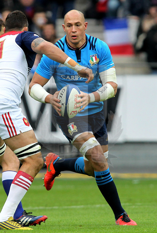 Rbs Sei Nazioni 2016, round 1, Parigi, Stade de France 06/02/2016, Francia v Italia, Sergio Parisse. Foto Daniele Resini/Fotosportit