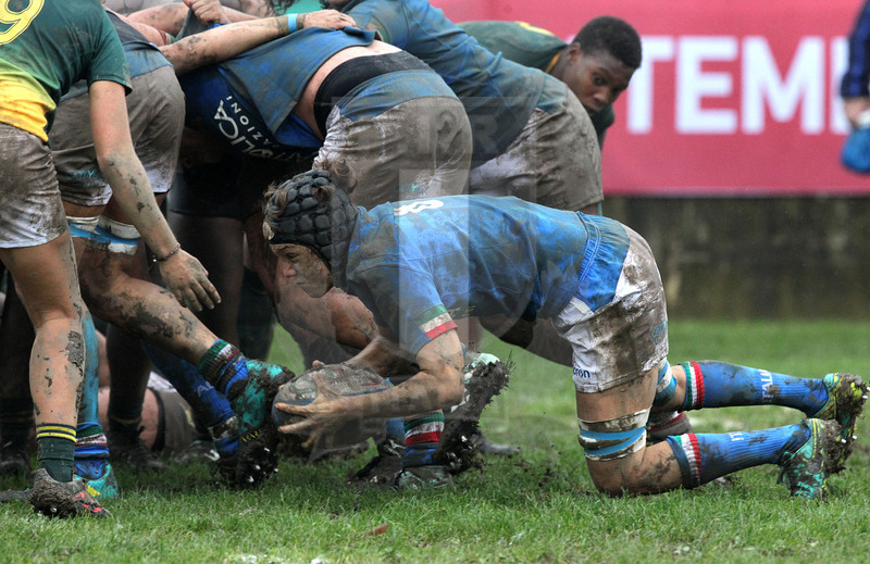 Cattolica Test Match Donne, Prato, stadio Chersoni 25/11/2018, Italia Donne v Sudafrica Donne, meta di Elisa Giordano. Foto Daniele Resini/Fotosportit