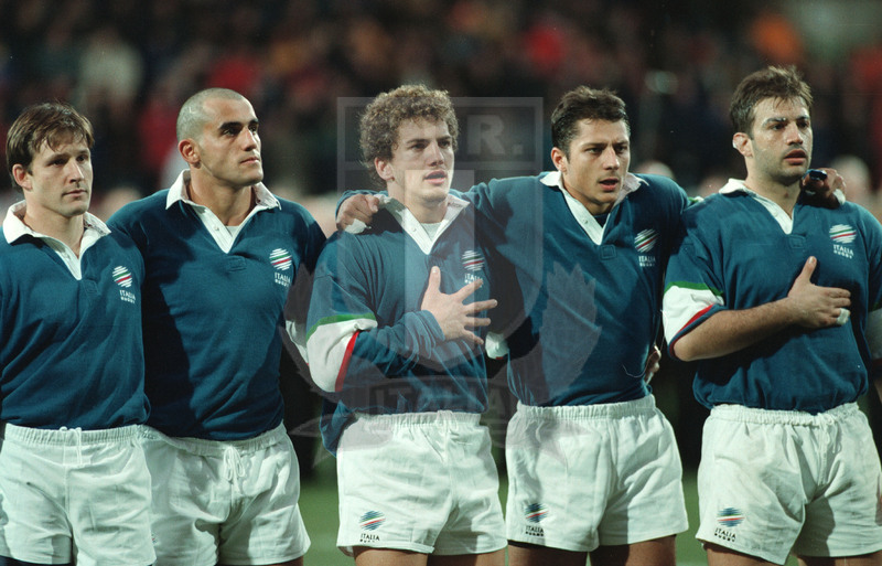 Rugby World Cup 1999, qualificazioni, Huddersfield 22/11/1998, Inghilterra v Italia, Azzurri all\
