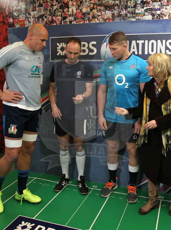 RBS Sei Nazioni 2017, Londra, Twickenham 26/02/2017, Inghilterra v Italia, il sorteggio. Foto Daniele Resini/Fotosportit