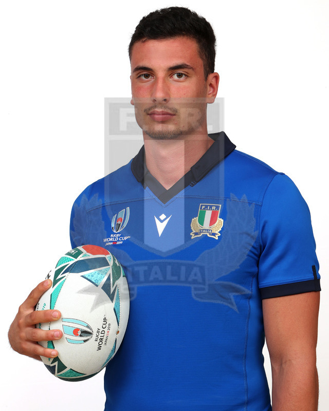 Rugby World Cup 2019, Pergine (Valsugana) 12/07/2019, raduno della Nazionale maggiore, profili individuali di atleti e staff, Marco Zanon, Centro, Benetton Rugby, 1 cap.