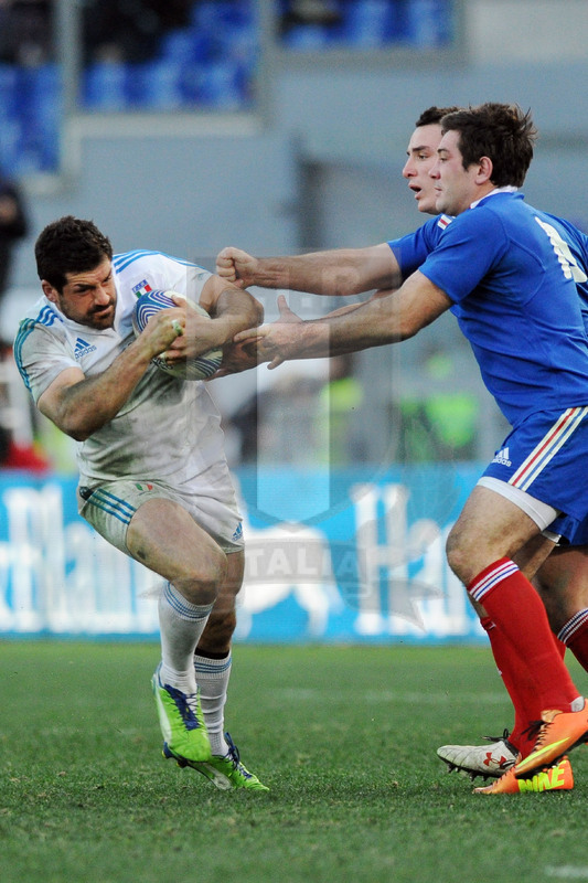 Andrea Masi in azione