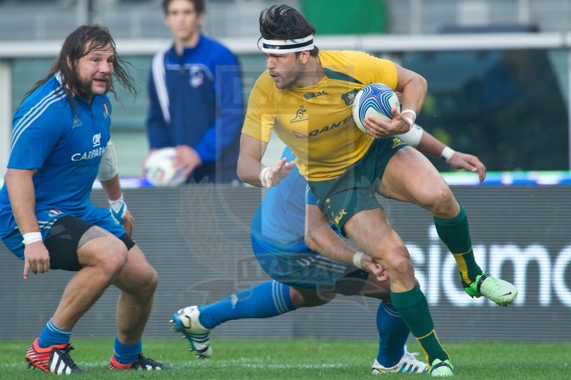 Cariparma Test Match 2013 - 09/11/2013 - Torino, Stadio Olimpico - Italia v Australia - Foto Elena Barbini-Adam Ashley Cooper in attacco