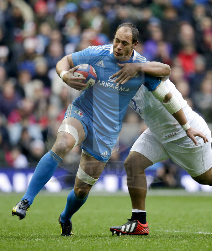 RBS 6 Nazioni 2013, Londra, Twickenham Stadium, 10-03-2013, Inghilterra v Italia. Sergio Parisse