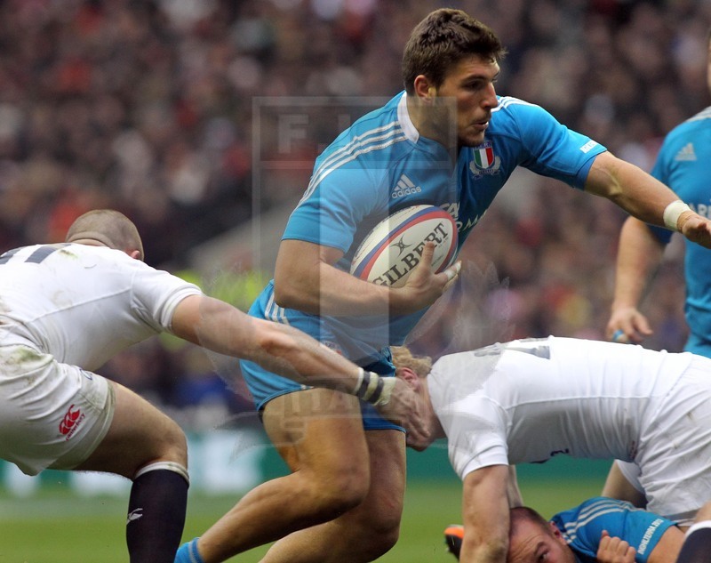 Sei Nazioni 2013, Twickenham 10/03/2013, Inghilterra v Italia, Giovambattista Venditti.