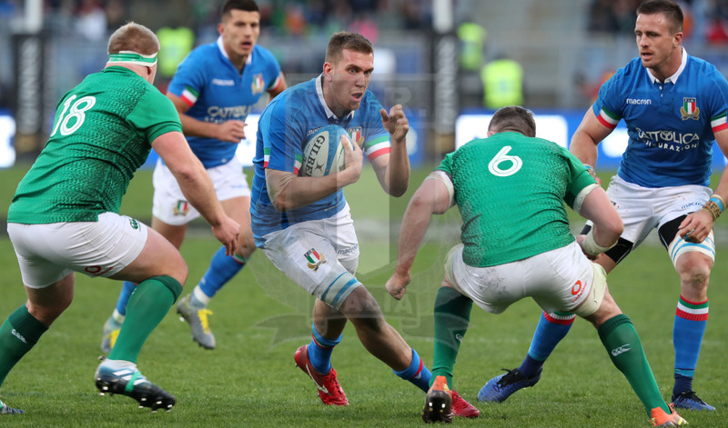 Guinness Sei Nazioni 2019, Round 3, Roma, stadio Olimpico 24/02/2019, Italia v Irlanda,