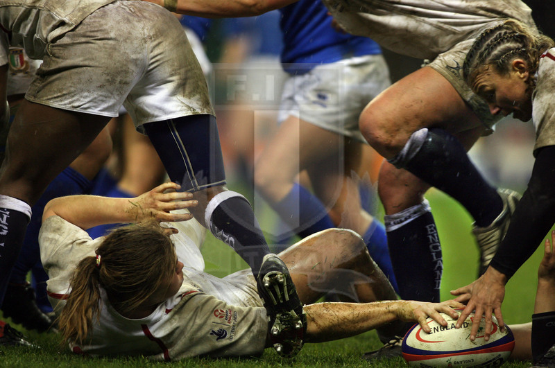 Sei Nazioni Donne 2007, Londra, Twickenham 10/02/2007, Inghilterra Donne v Italia Donne, Foto Daniele Resini/Fotosportit