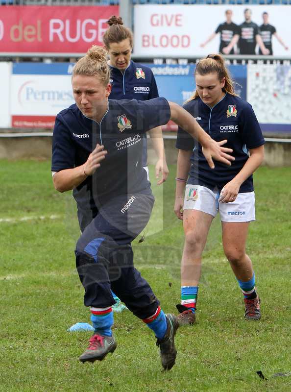 Cattolica Test Match Donne, Prato, stadio Chersoni 25/11/2018, Italia Donne v Sudafrica Donne, warm-up, Veronica Madia. Foto Daniele Resini/Fotosportit