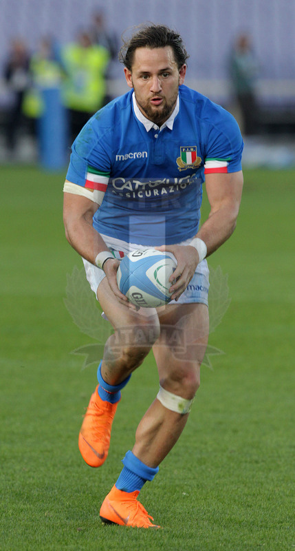 Cattolica Test Match 2018, Firenze, stadio Artemio Franchi 10/11/2018, Italia v Gorgia, Michele Campagnaro. Foto Daniele Resini/Fotosportit